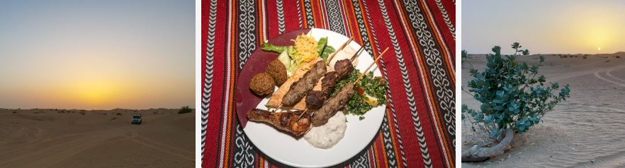desert safari dubai dinner menu image
