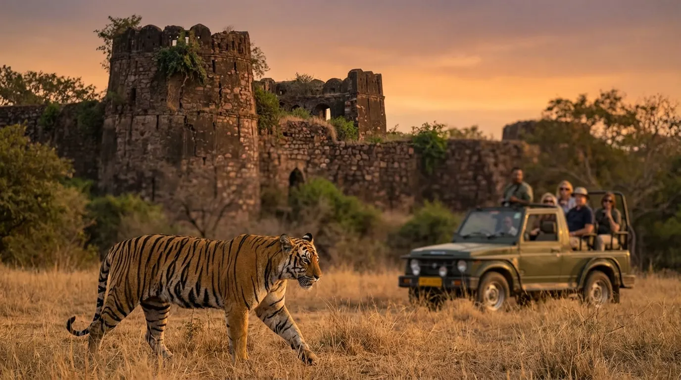 ranthambore online safari booking image